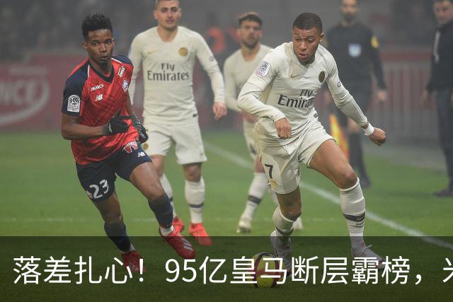 落差扎心！95亿皇马断层霸榜，米兰18.5亿排14，意甲追英超难在哪